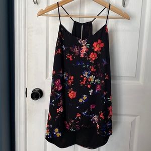 Express Sz Small Floral Tank